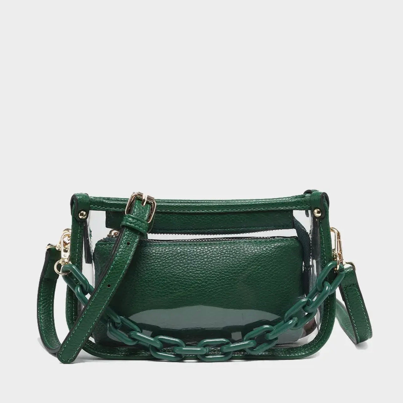 Clear Green Trim Bag