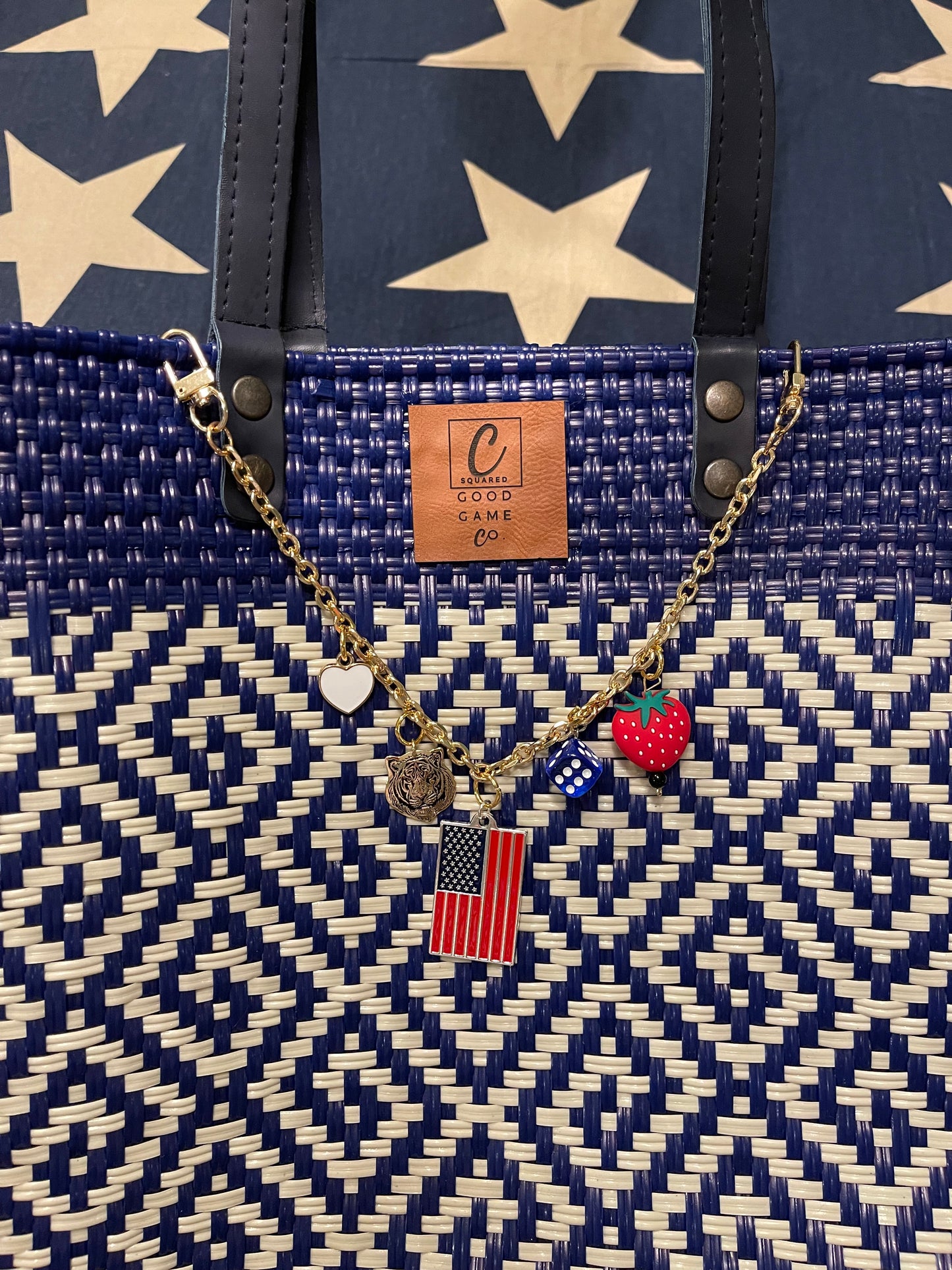 U.S.A. Bag charm