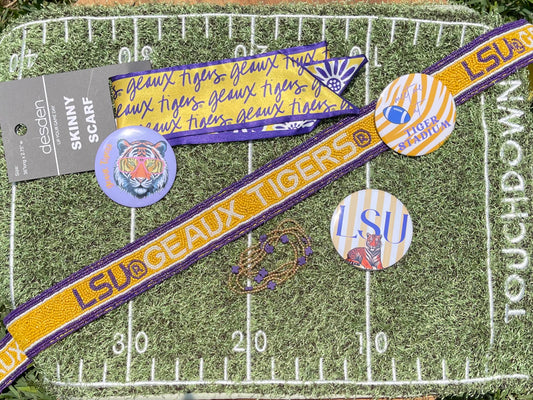 LSU beaded strap