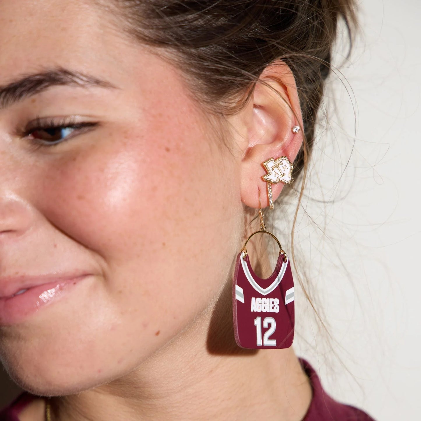 Texas A&M University Stud Earrings
