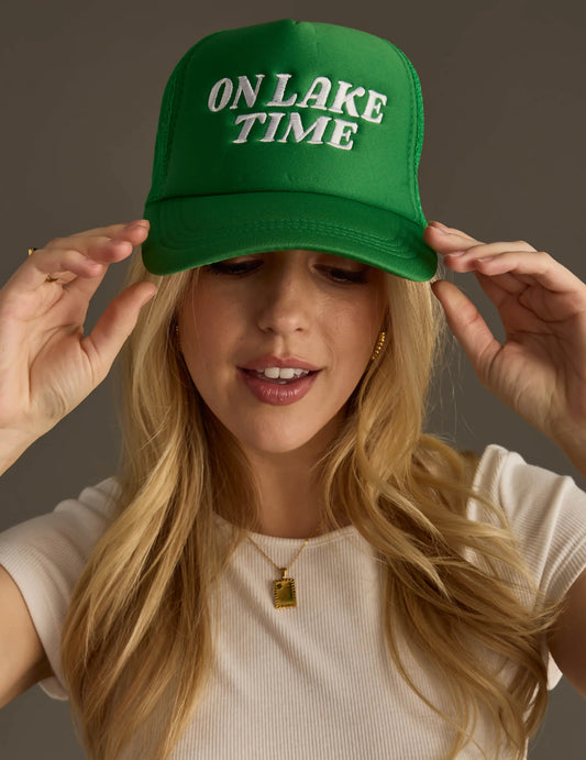On Lake Time Trucker Hat