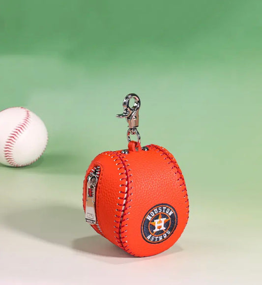 Astros keychain pouch