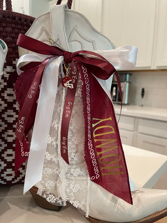 Custom Boot Bows