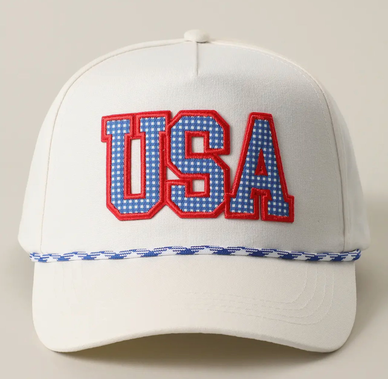 USA patch rope hat